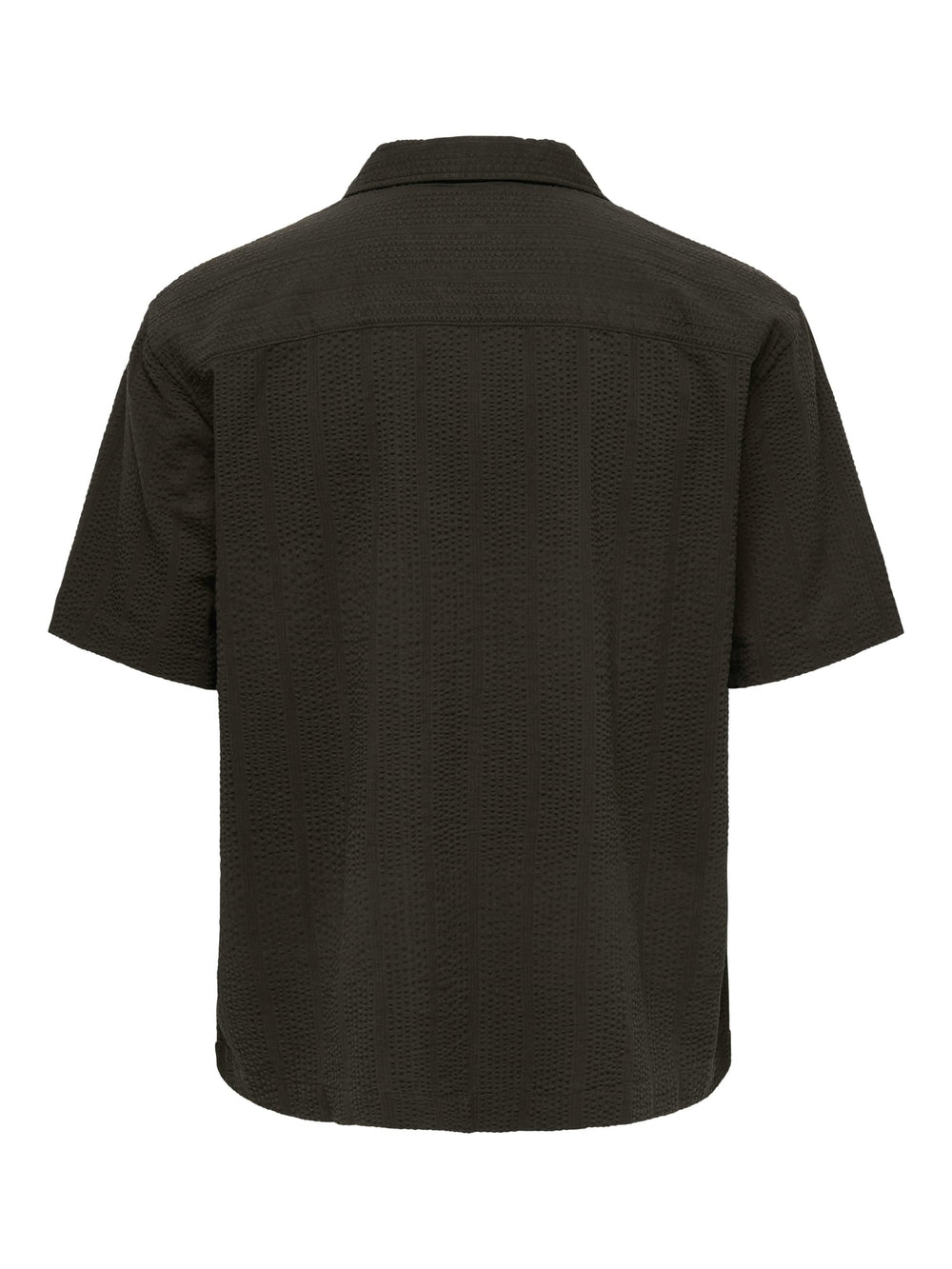 ONLY & SONS Cruz overhemd k/m bruin – heren