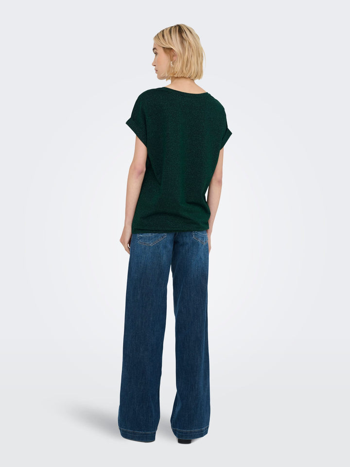 Only 15356991 Moster T-shirt donkergroen – dames