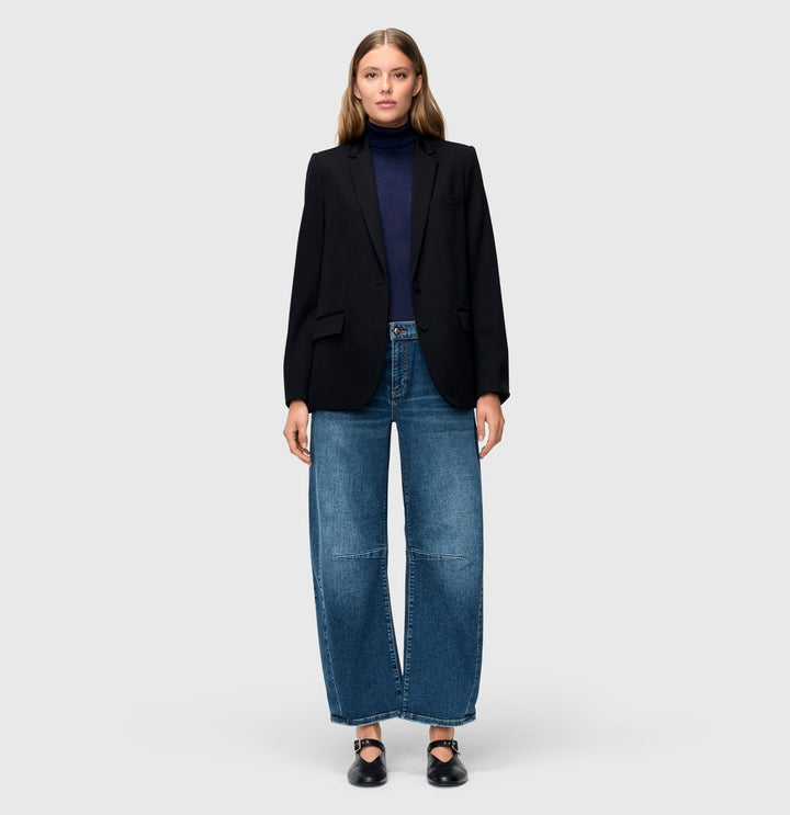 MAC women 3123/90 0333L loose fit jeans - dames - Blue Denim