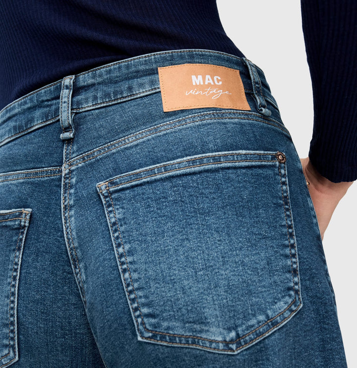 MAC women 3123/90 0333L loose fit jeans - dames - Blue Denim