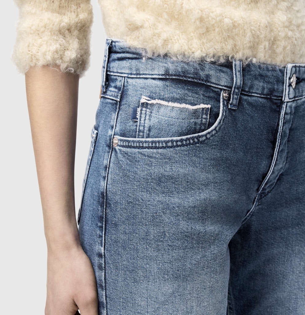 MAC jeans regular-straight fit dames - blue denim
