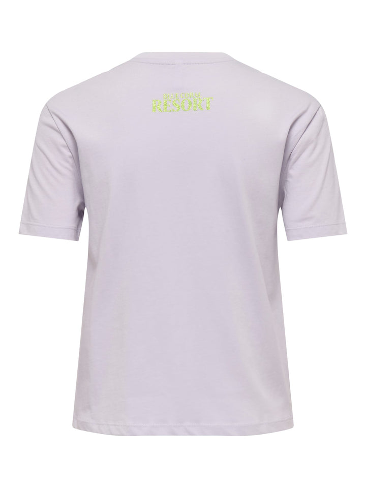 Only Dina T-shirt lila – dames