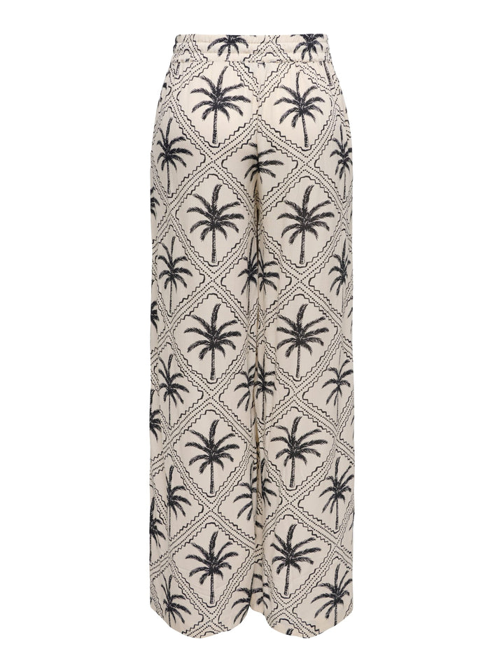 Jacqueline de Yong Gaby lange broek ecru dessin – dames - L32