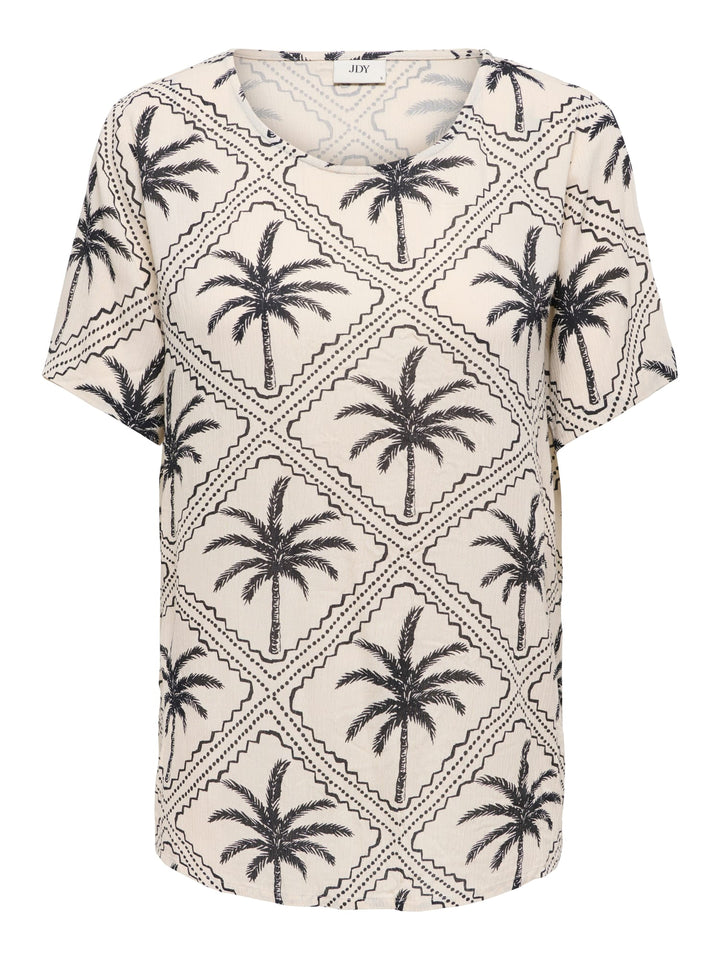 Jacqueline de Yong Gaby top ecru dessin – dames