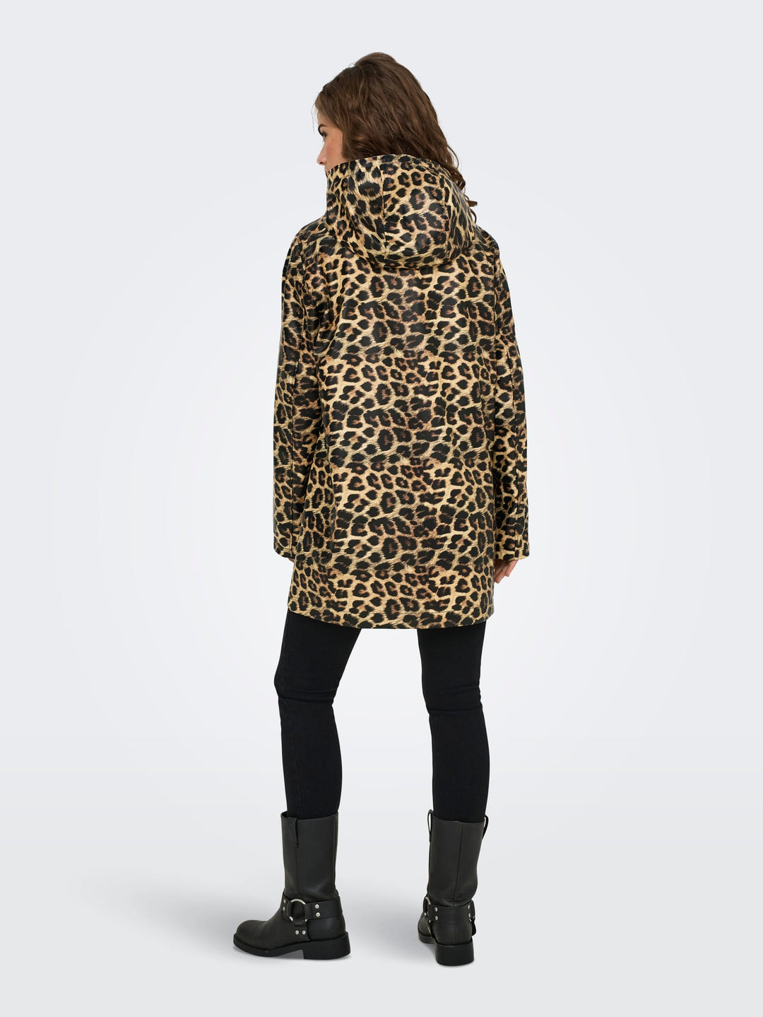 Only regenjas dames 15359213 Marie Ellen – bruin dessin