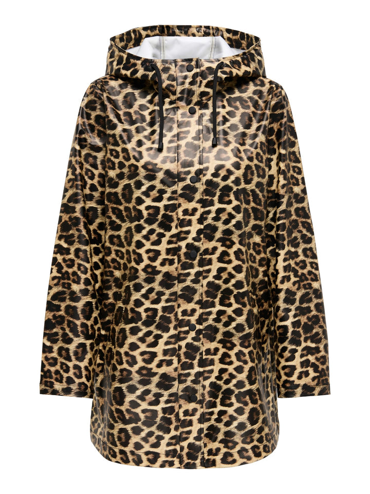 Only 15359213 Marie Ellen regenjas bruin dessin