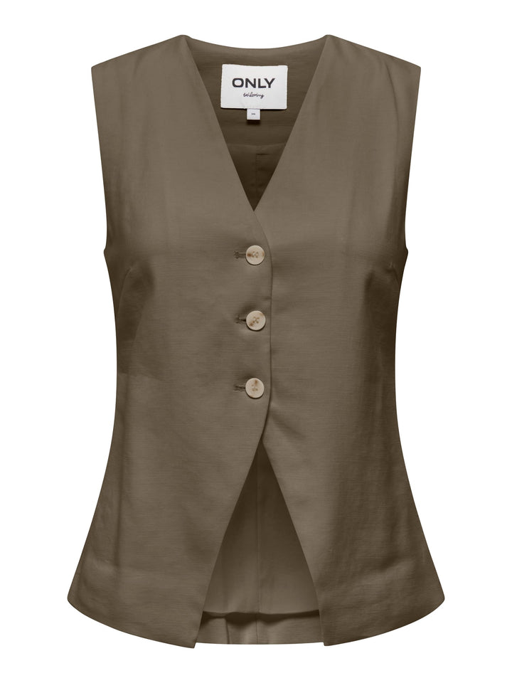 Only 15367399 Tila gilet army – dames