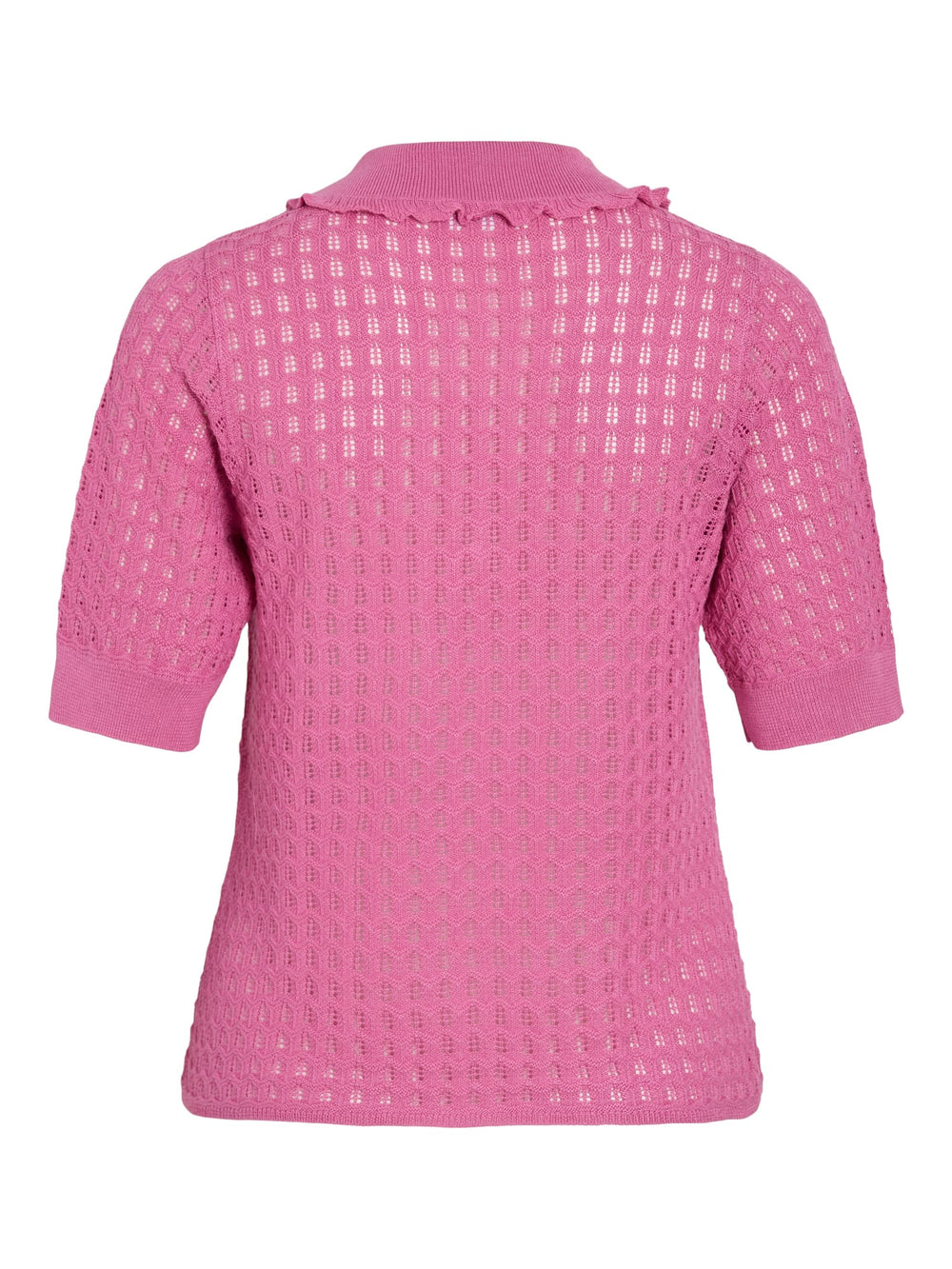 Vila 14115092 nora fuchsia polo k/m dames