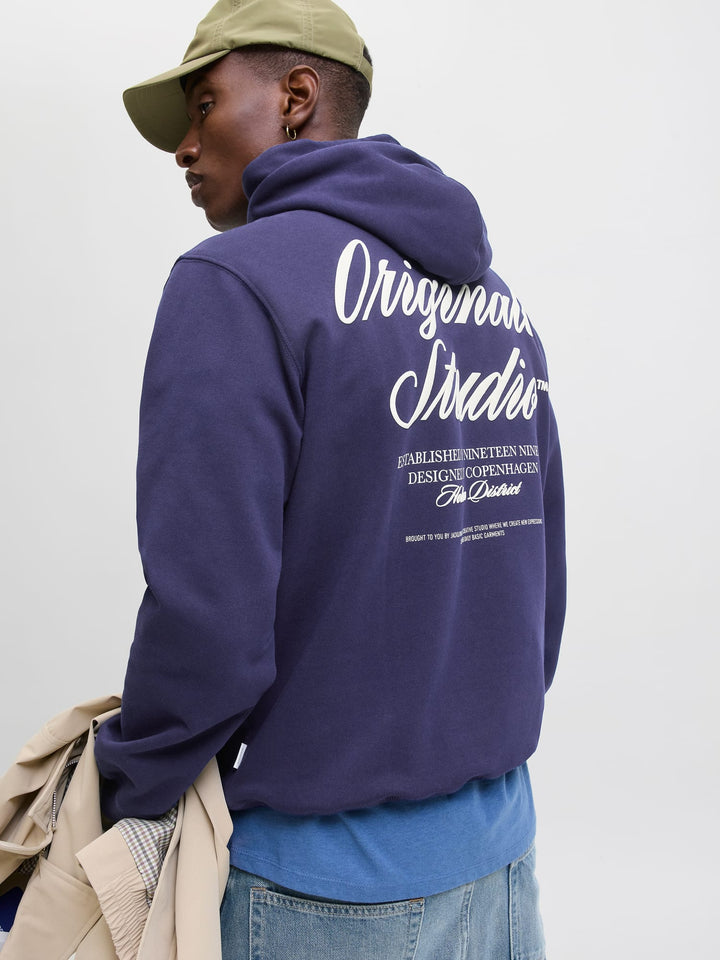 Jack & Jones Norrebro hoodie navy – heren