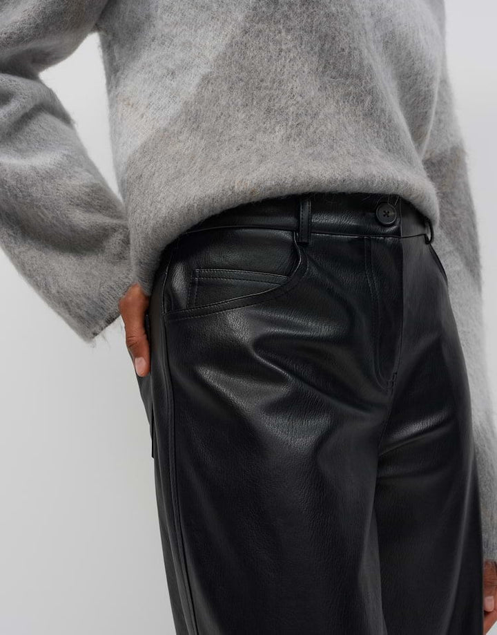 Opus Maiga edit 10623914498465 lange broek dames zwart