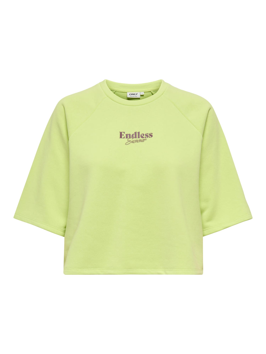 Only Cora T-shirt lime – dames