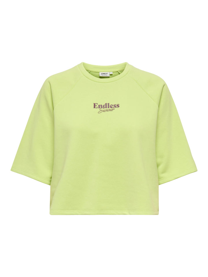 Only 15347037 Cora t-shirt k/m dames lime