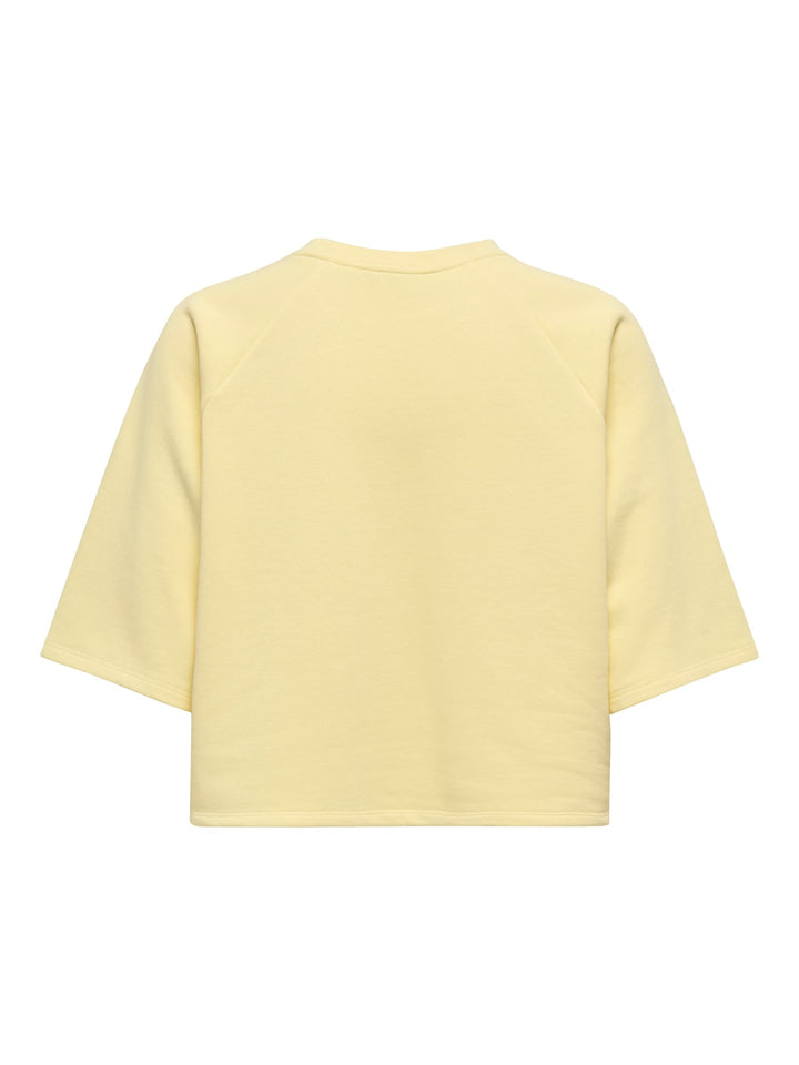 Only Cora t-shirt licht geel – dames