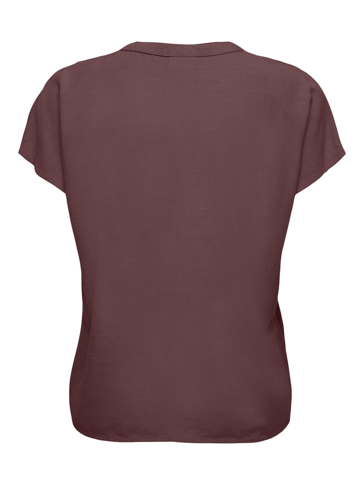 Jacqueline de Yong Caya top bordeaux – dames