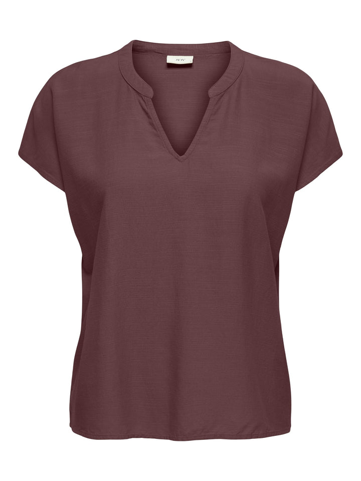 Jacqueline de Yong Caya top bordeaux – dames
