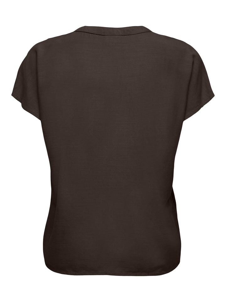 Jacqueline de Yong Caya top bruin – dames