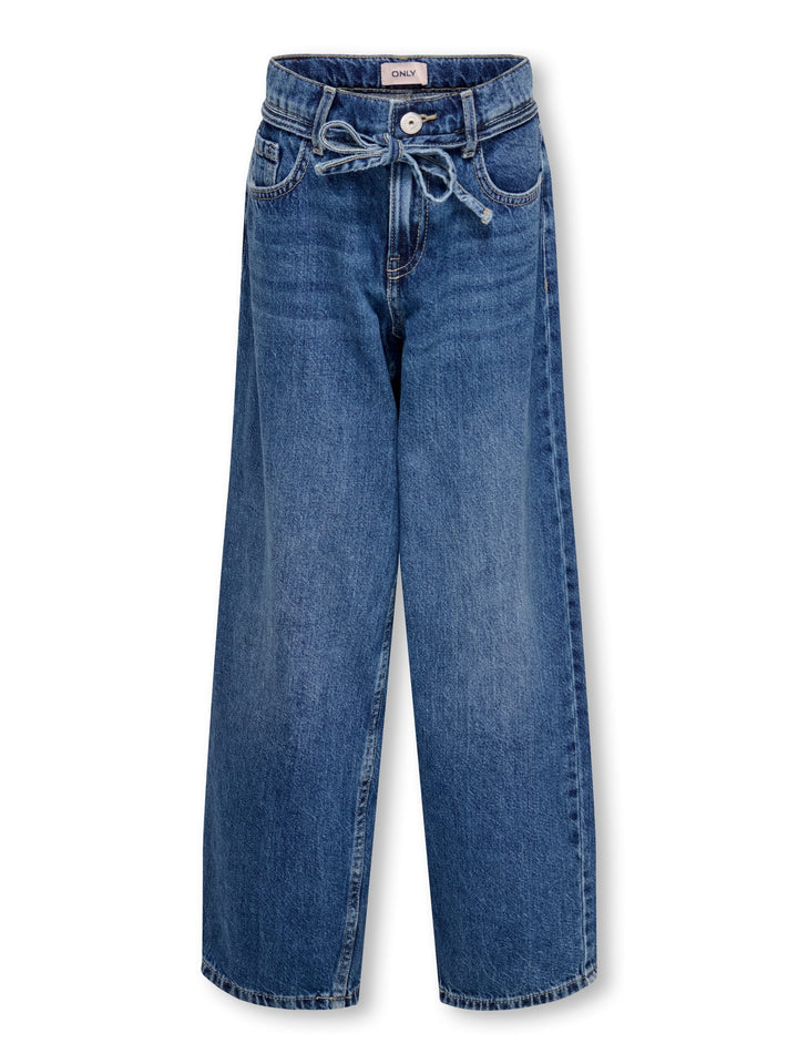 Kids Only Gianna jeans regular-straight fit – meisjes - Blue Denim