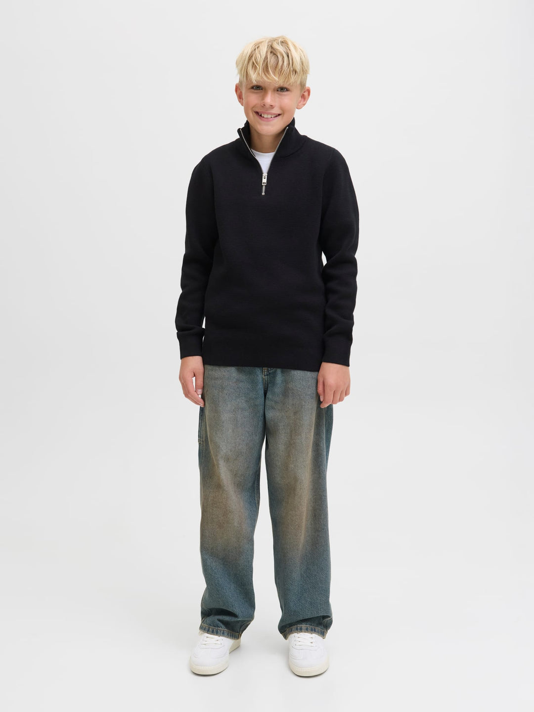 Jack & Jones Kids Blamilano trui zwart – jongens