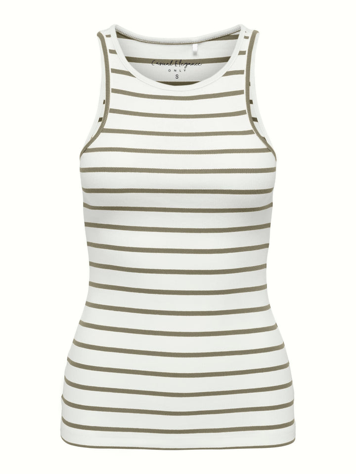 Only Fenja singlet ecru dessin – dames