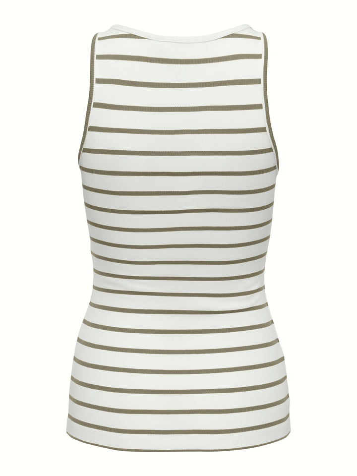 Only Fenja singlet ecru dessin – dames