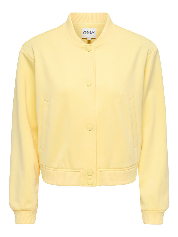 Only ONLPOPTRASH L/S SHORT BOMBER PNT - dames jack geel