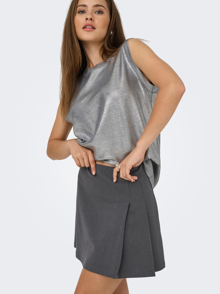 Only A-lijn rok antraciet – dames