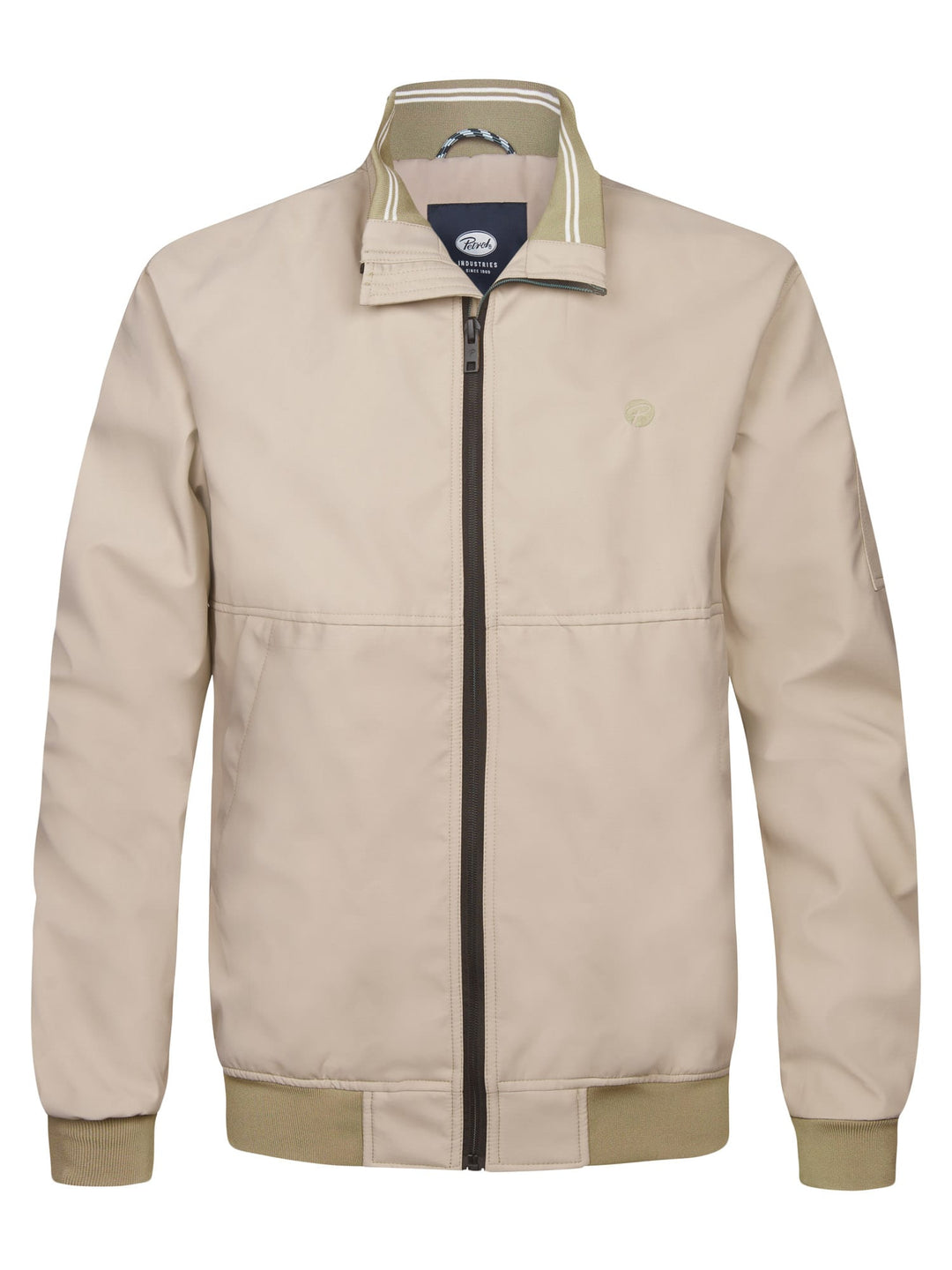 Petrol men M-1060-JAC102 zomerjas heren zand
