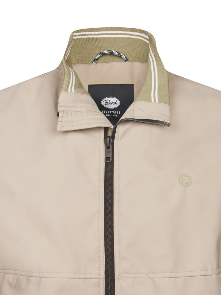 Petrol men M-1060-JAC102 zomerjas heren zand