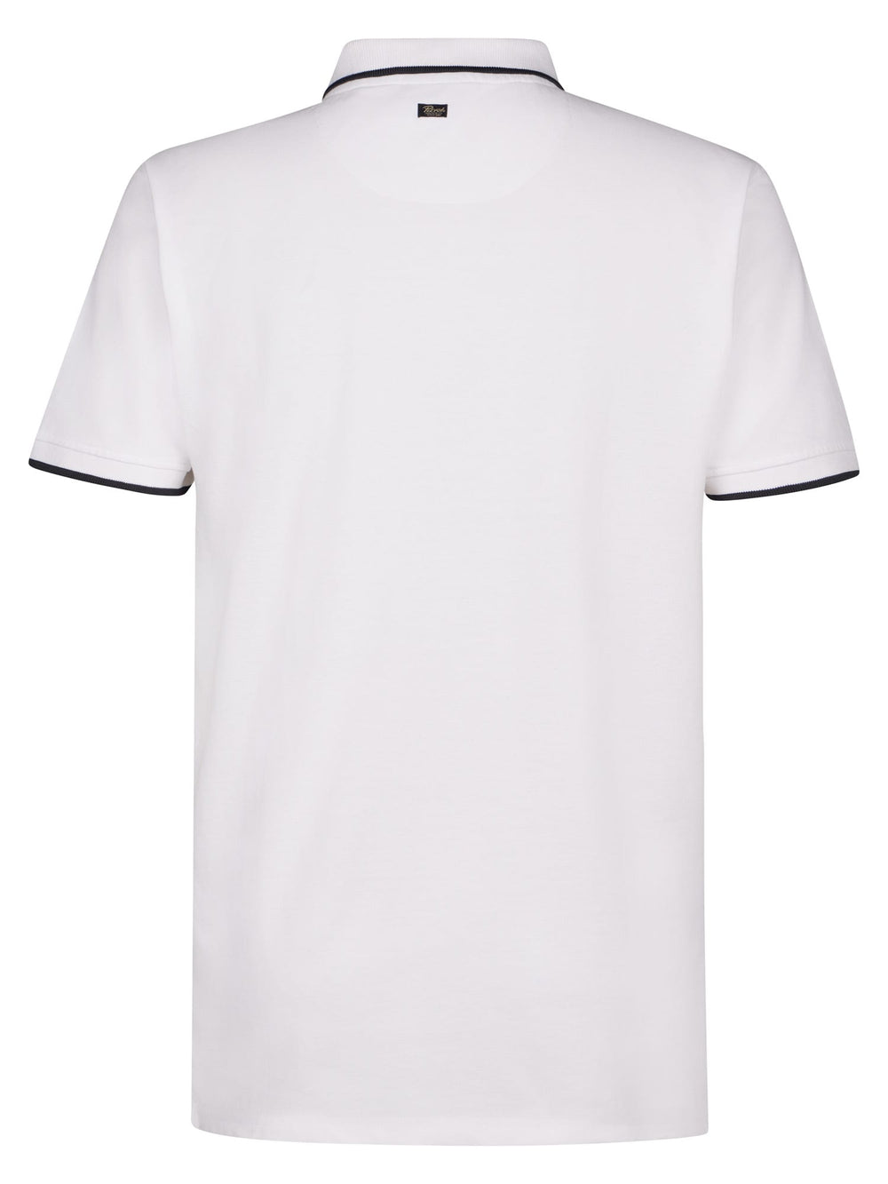 Petrol men M-1060-POL137 polo k/m heren – wit