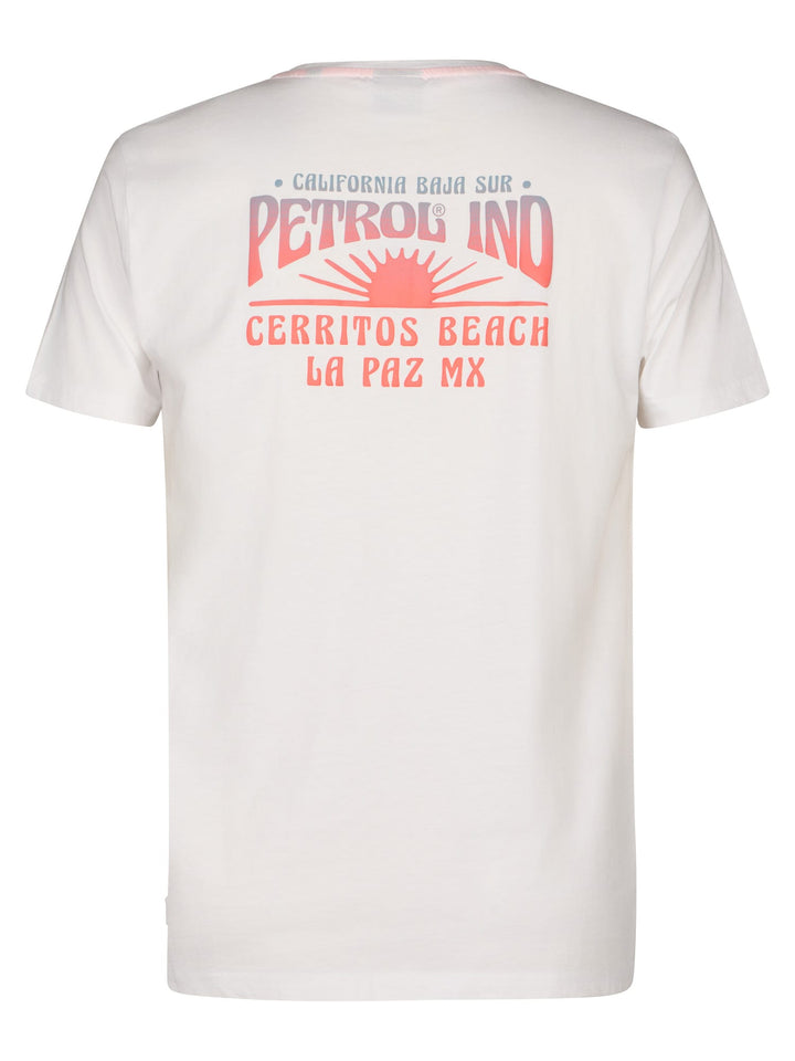 Petrol men M-1060-TSR136 t-shirt off-white – heren