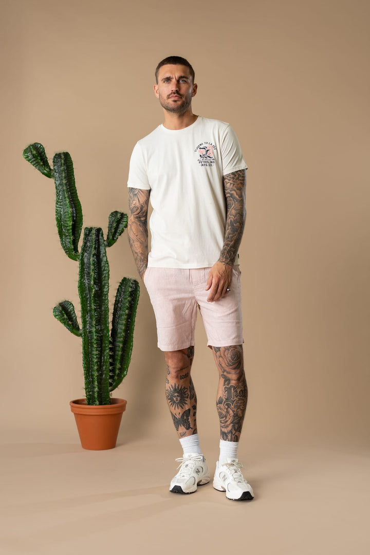 Petrol men M-1060-TSR625 t-shirt ecru – heren