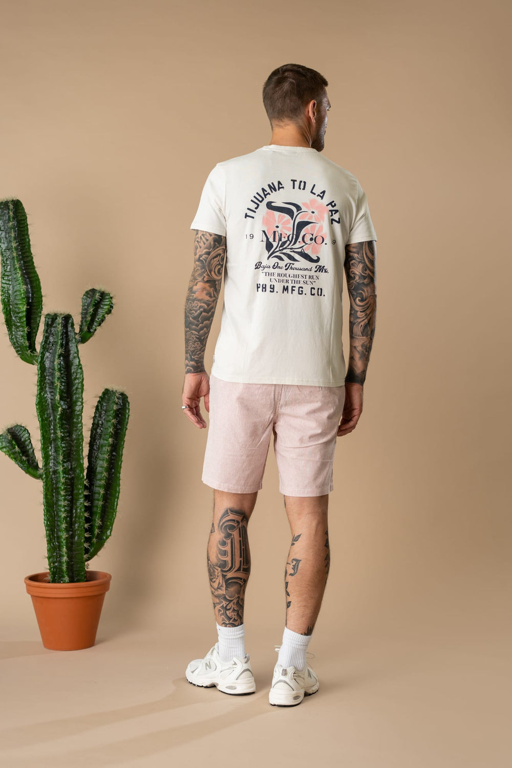 Petrol men M-1060-TSR625 t-shirt ecru – heren