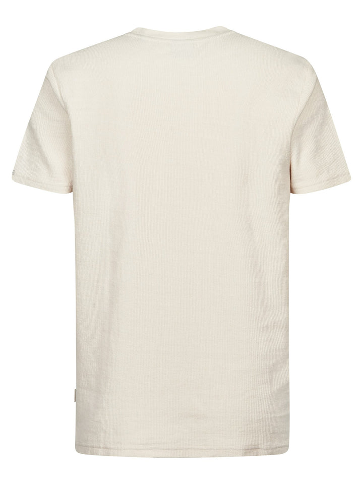 Petrol men M-1060-TSR634 t-shirt ecru – heren