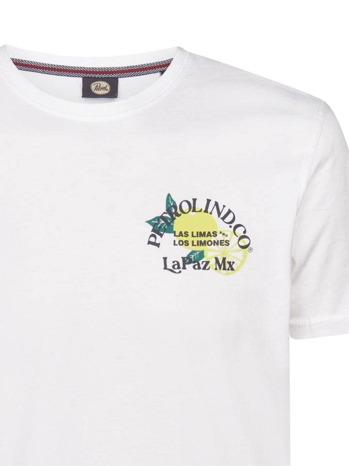 Petrol men M-2060-TSR629 t-shirt off-white – heren