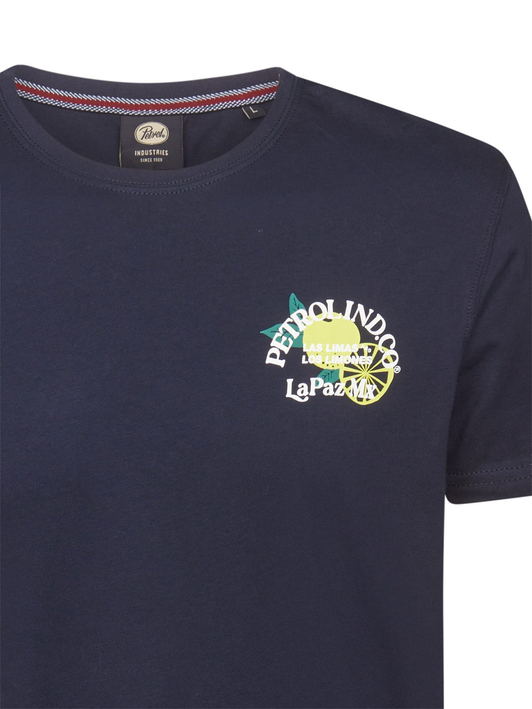 Petrol men M-2060-TSR629 T-shirt navy – heren