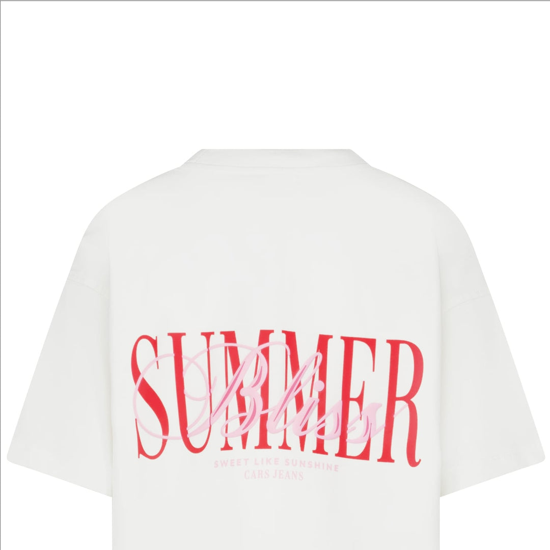 Cars boys T-shirt Romisa jr. wit dessin – meisjes