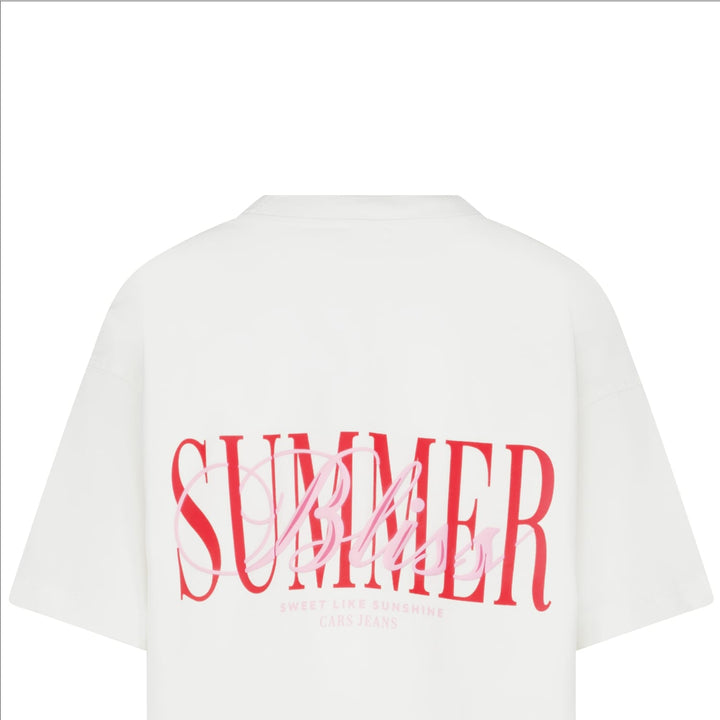 Cars boys T-shirt Romisa jr. wit dessin – meisjes