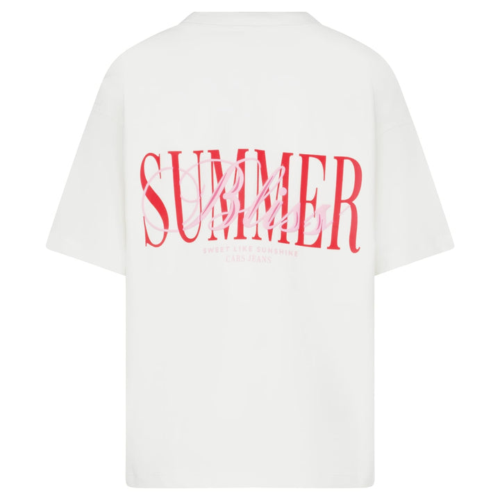 Cars boys T-shirt Romisa jr. wit dessin – meisjes