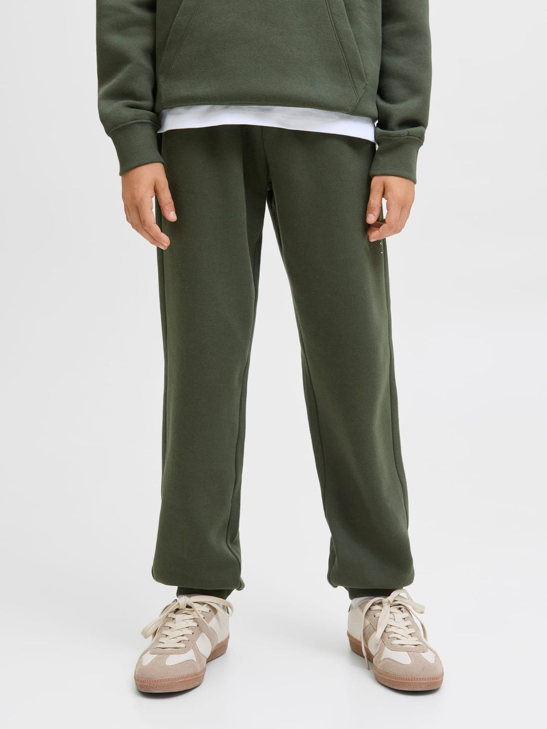 Jack & Jones Kids joggingbroek groen dessin – jongens