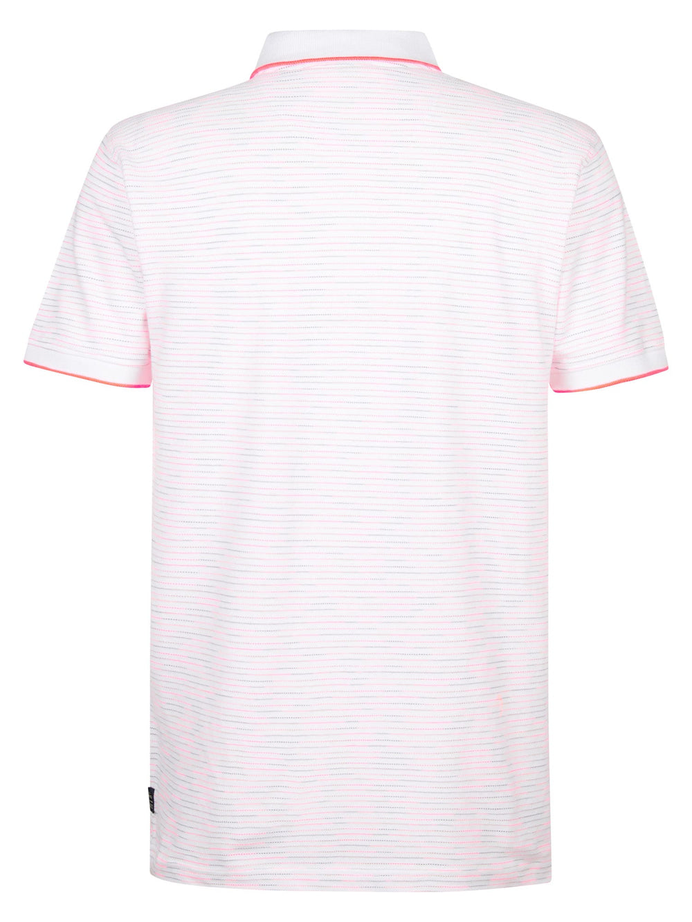 Petrol men M-2060-POL922 polo k/m heren – wit dessin