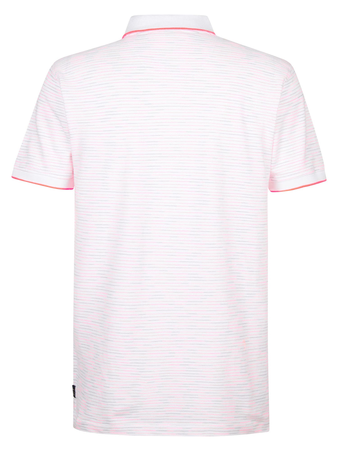 Petrol men M-2060-POL922 polo k/m heren – wit dessin