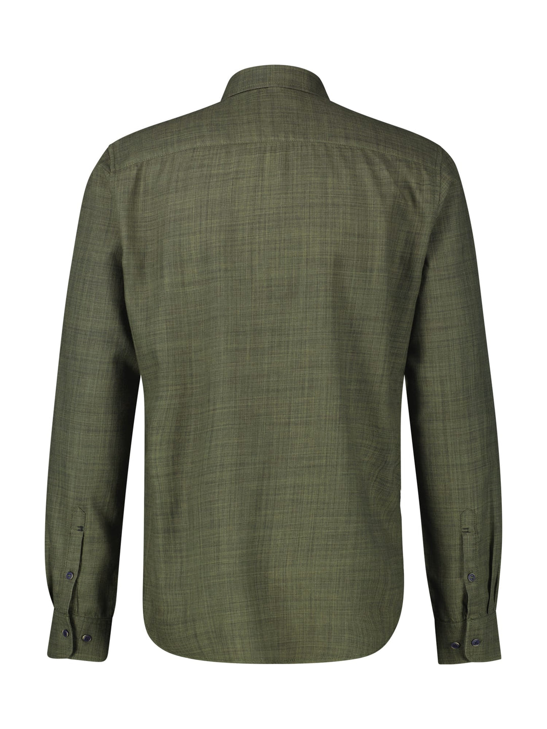 Lerros overhemd l/m olijf – heren
