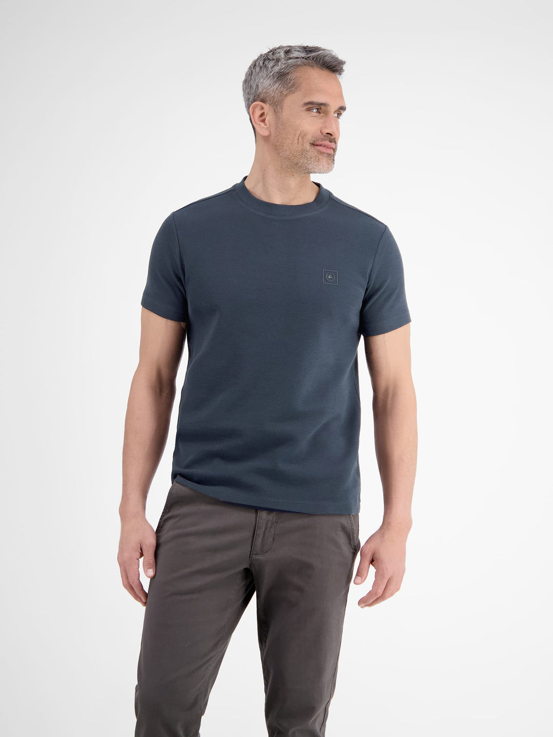 Lerros 2583030 t-shirt k/m heren navy
