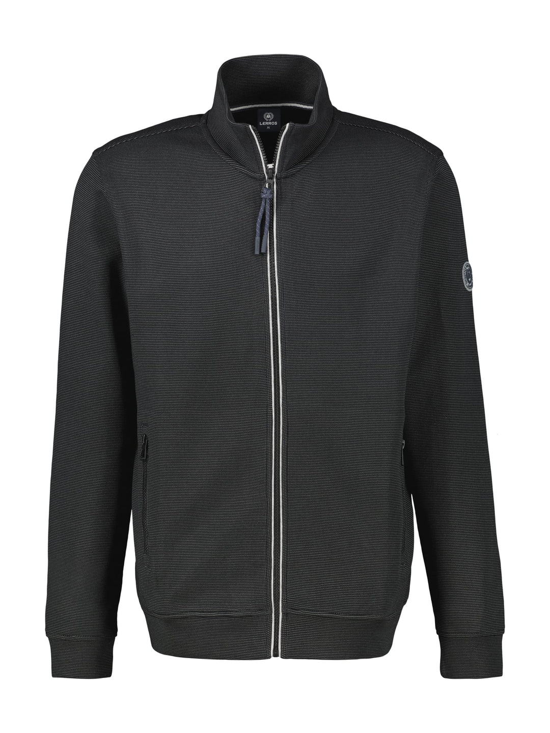 Lerros vest sweat heren zwart – XXL