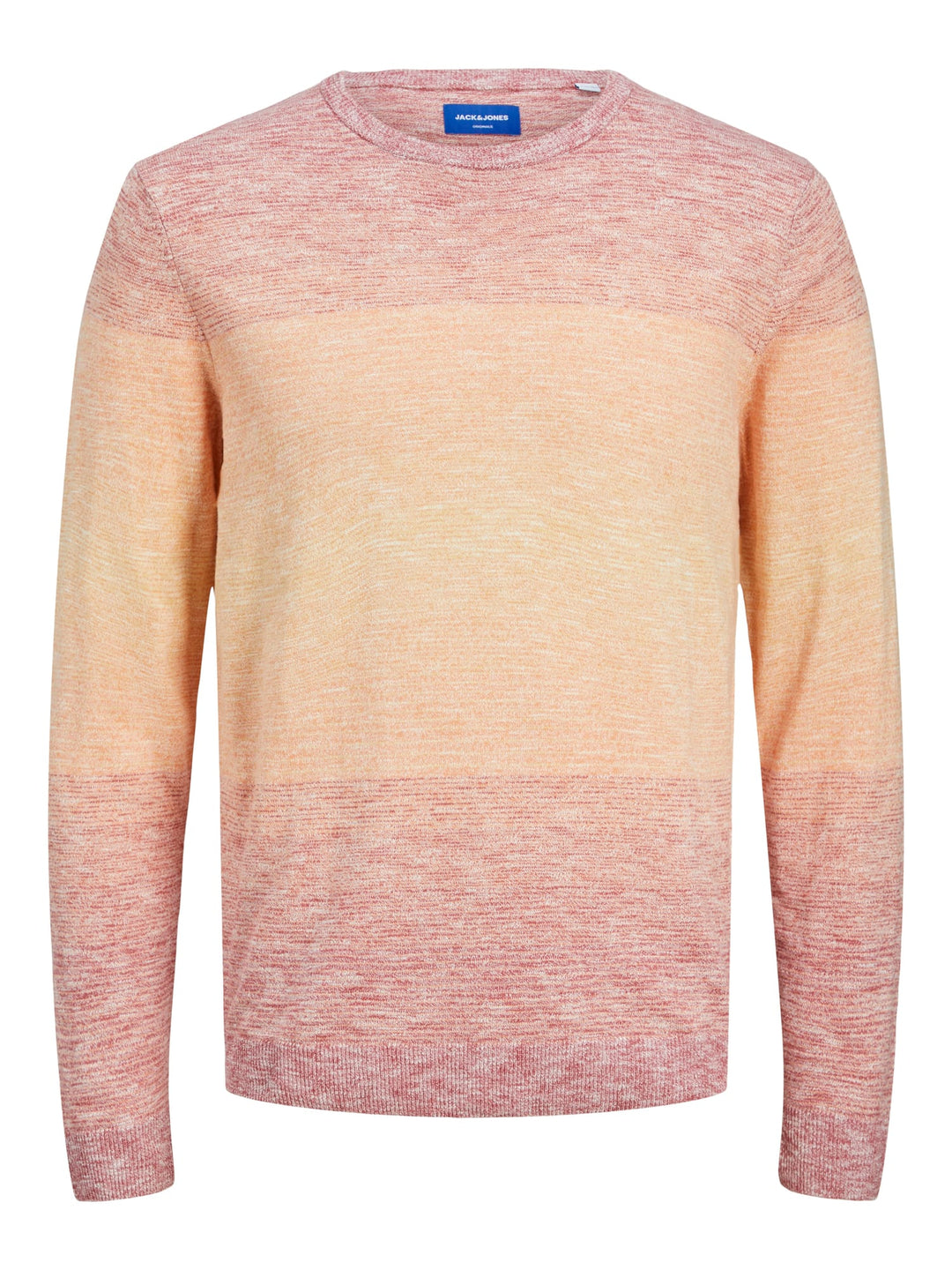 Jack & Jones JORMALIBU KNIT CREW NECK – heren trui - Zalm/peach