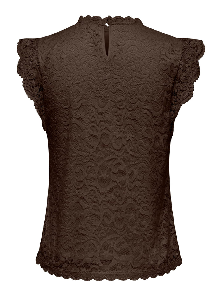 Jacqueline de Yong Lotas top bruin – dames