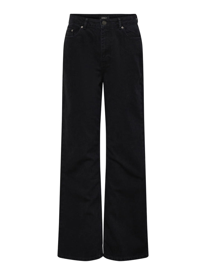 Only wide-leg jeans zwart denim – dames - Black Denim - 32