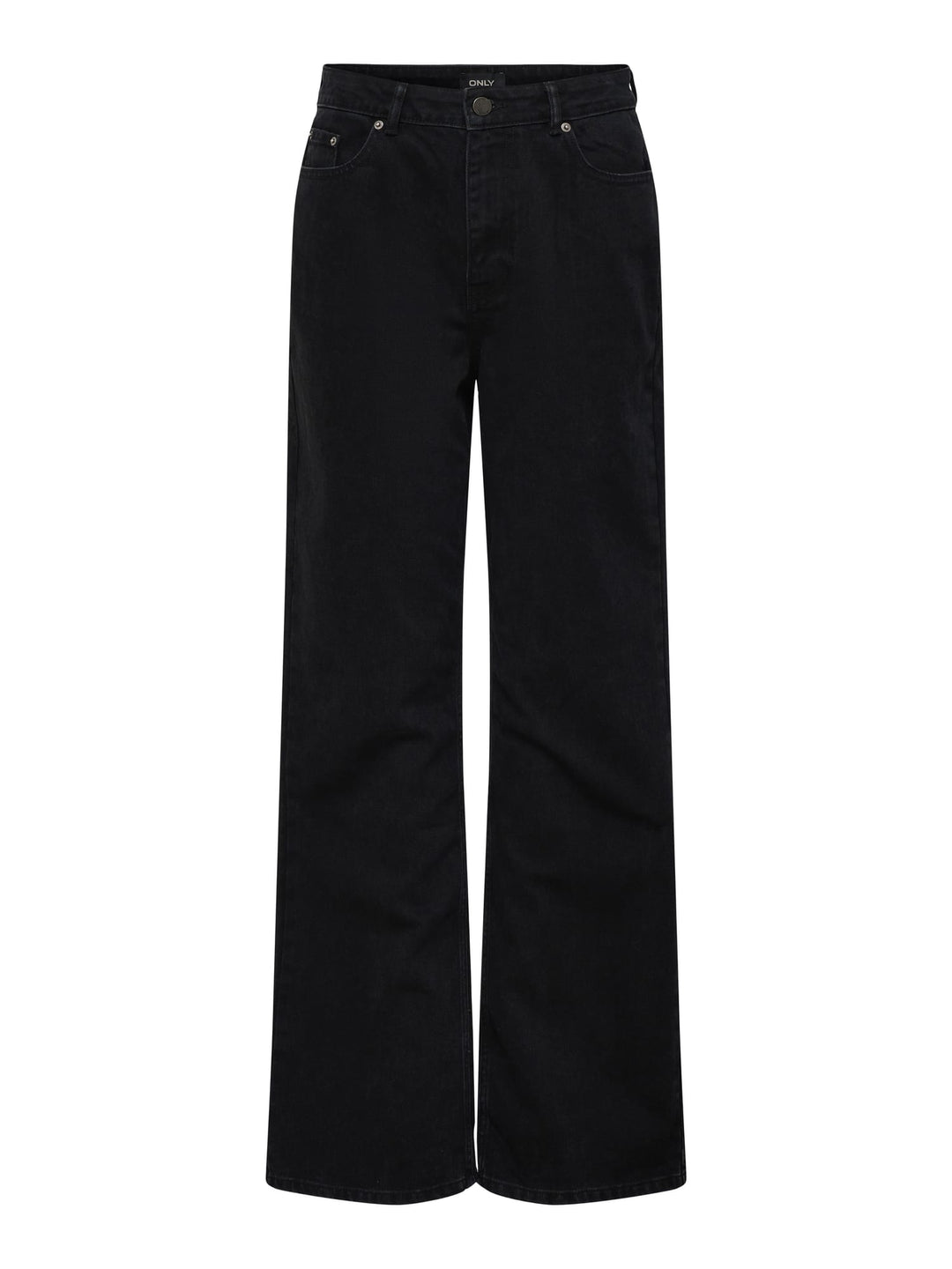 Only 15235595 jeans regular-straight fit black denim – dames - 32