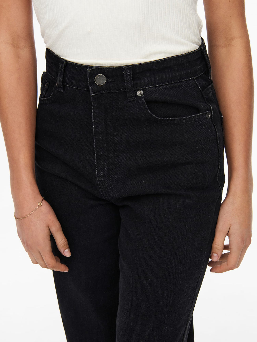 Only wide-leg jeans zwart denim – dames - Black Denim - 32