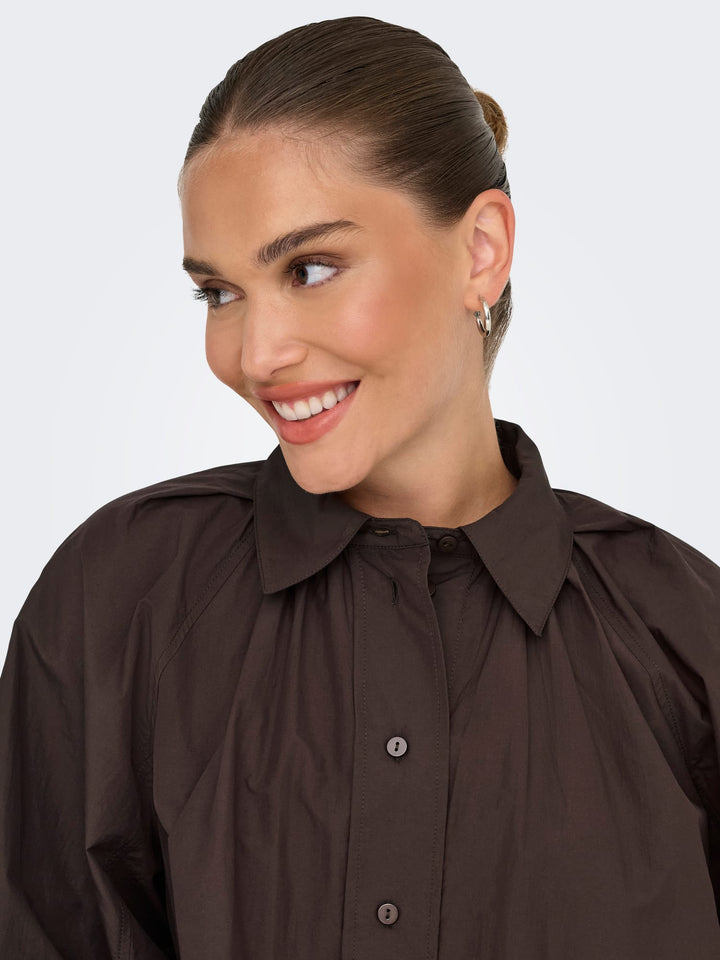 Only 15370568 River blouse l/m bruin – dames